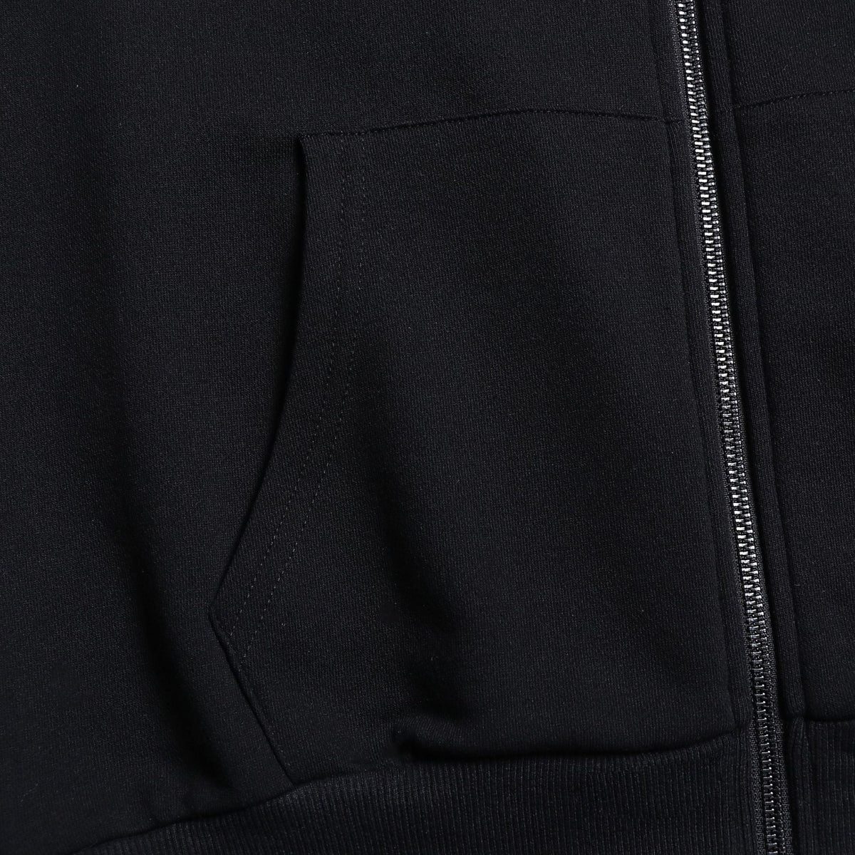 Off-White Outline Diagonal Stripe Zip Hoodie – Black Fleece