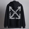 Off-White Chain Arrow Zip Hoodie – Black Fleece