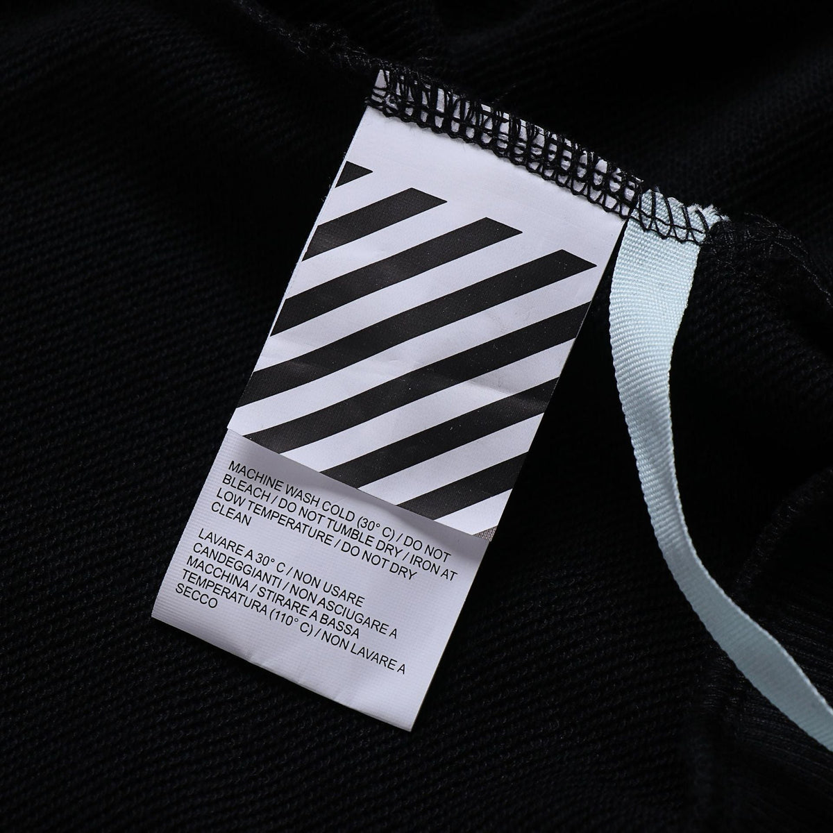 Off-White Zip-Up Hoodie — 100% Cotton Fleece