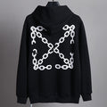 Off-White Chain Arrow Hoodie – Pullover Fleece