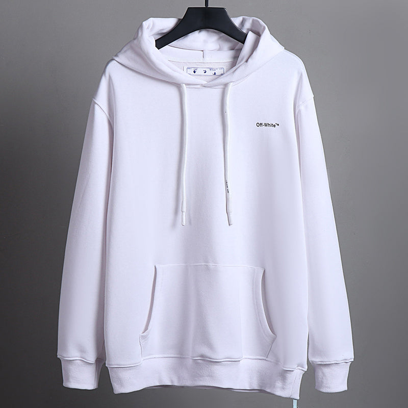 Off-White Chain Arrow Hoodie – Pullover Fleece