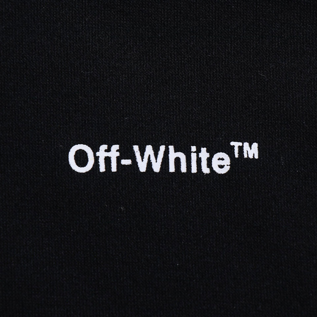 Off-White Chain Arrow Hoodie – Pullover Fleece