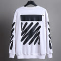 Off-White Oversized Fleece Crewneck Sweatshirt