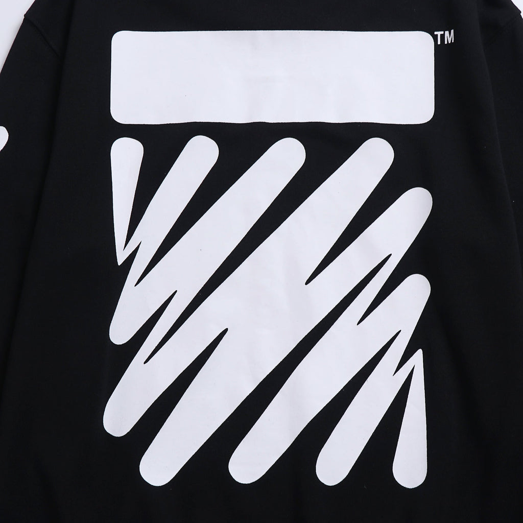 Off-White Oversized Fleece Crewneck Sweatshirt