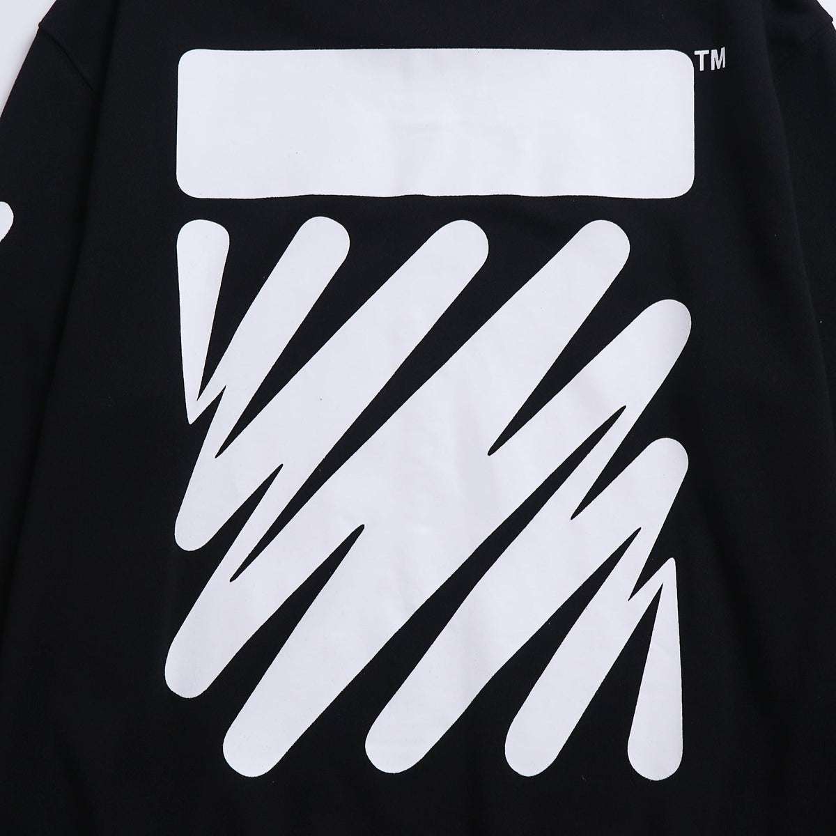 Off-White Oversized Fleece Crewneck Sweatshirt