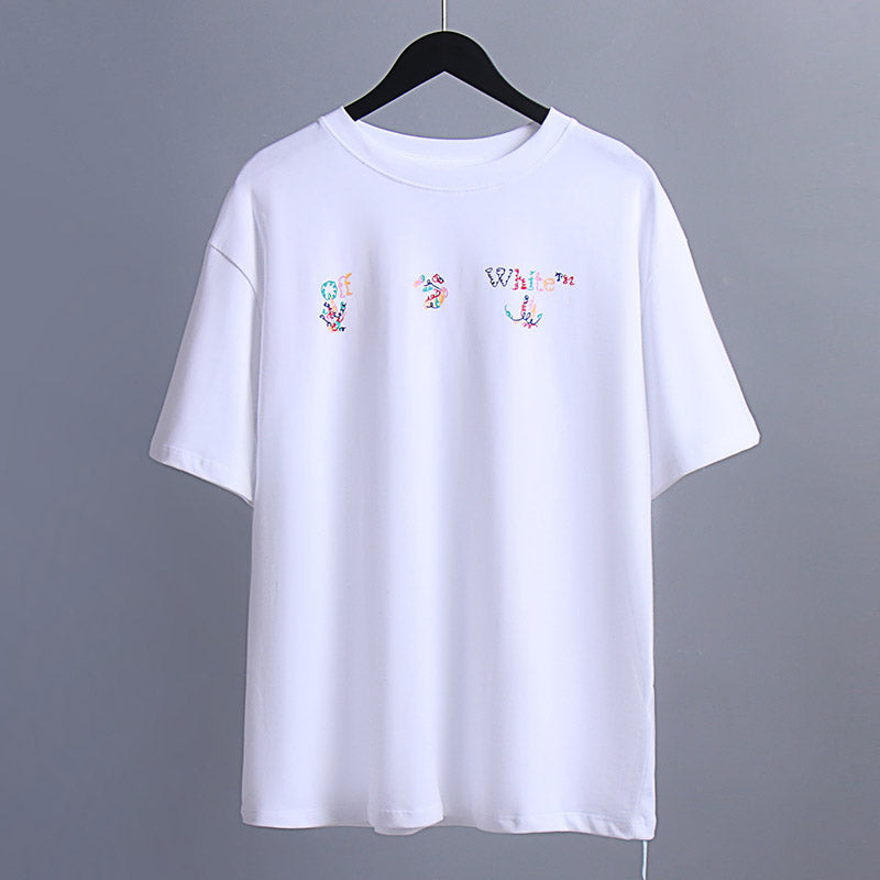 OFF-WHITE "Multicolor Scribble" Arrow Graphic T-Shirt