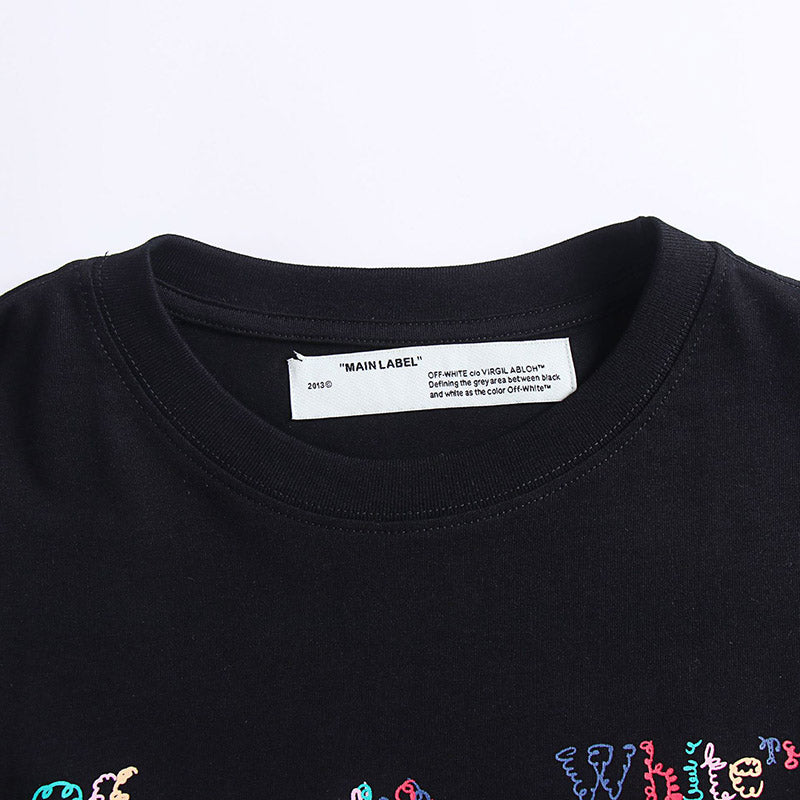 OFF-WHITE "Multicolor Scribble" Arrow Graphic T-Shirt