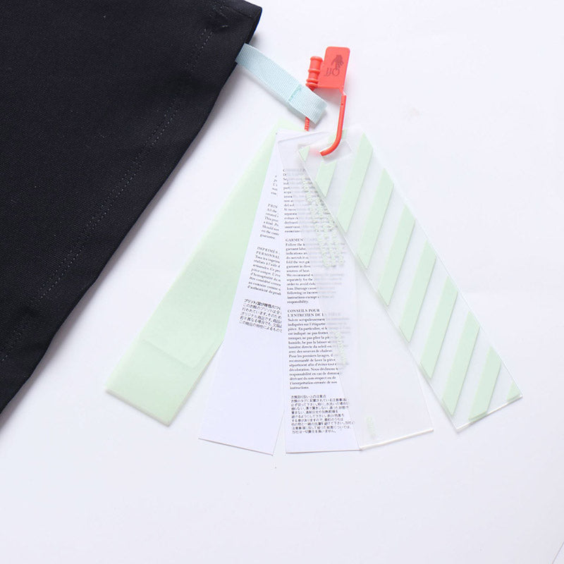 OFF-WHITE "Drip Logo" Melting Graffiti Graphic T-Shirt