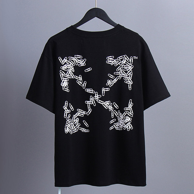 OFF-WHITE "Paper Clip" Arrow Graphic T-Shirt