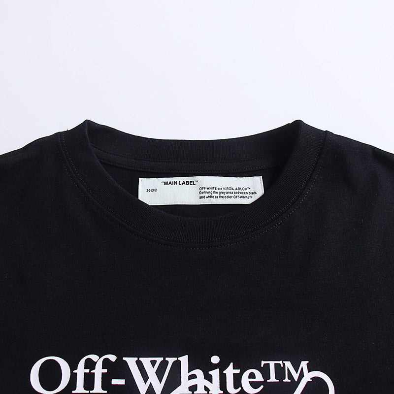 OFF-WHITE "Paper Clip" Arrow Graphic T-Shirt