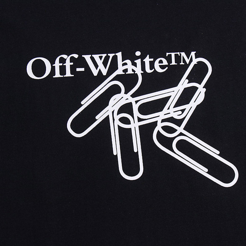 OFF-WHITE "Paper Clip" Arrow Graphic T-Shirt