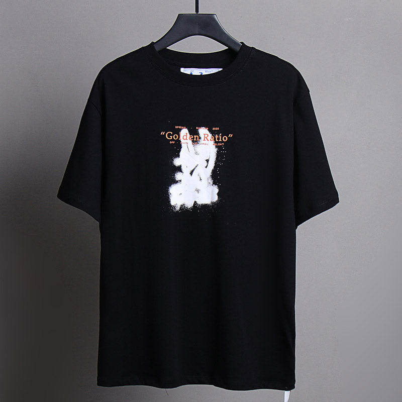 Off-White Cartoon Golden Ratio Arrows T-Shirt