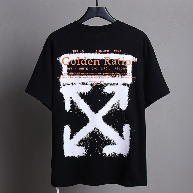 Off-White Cartoon Golden Ratio Arrows T-Shirt