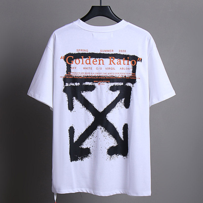 Off-White Cartoon Golden Ratio Arrows T-Shirt