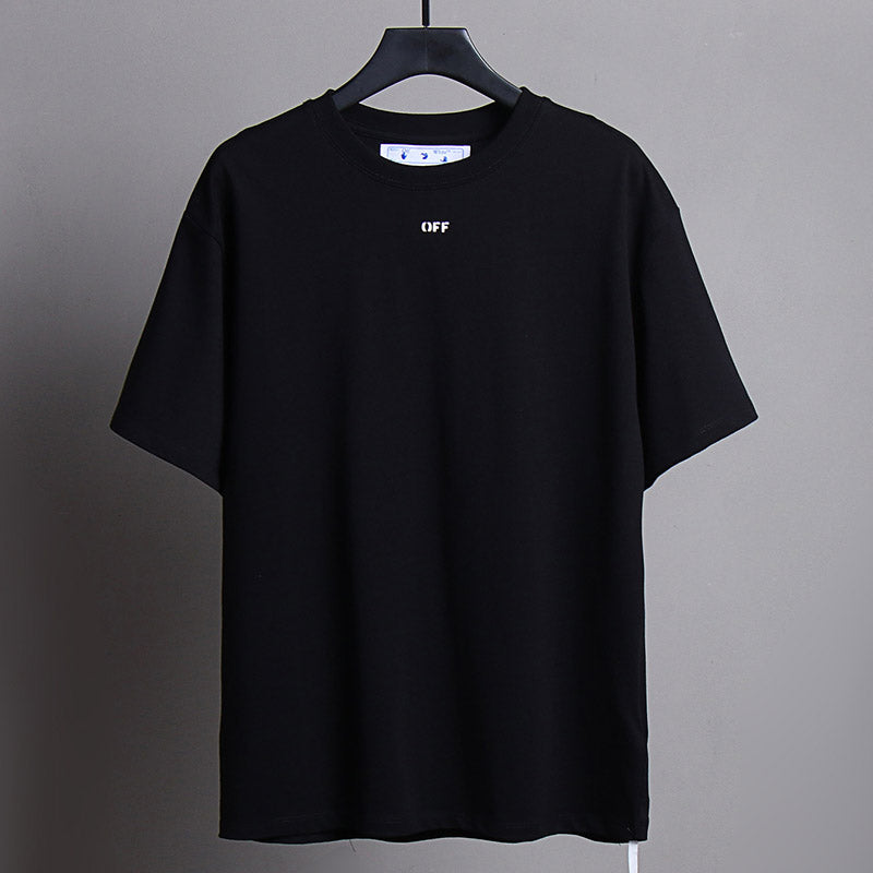 Off-White Logo-Print Cropped Cotton T-Shirt