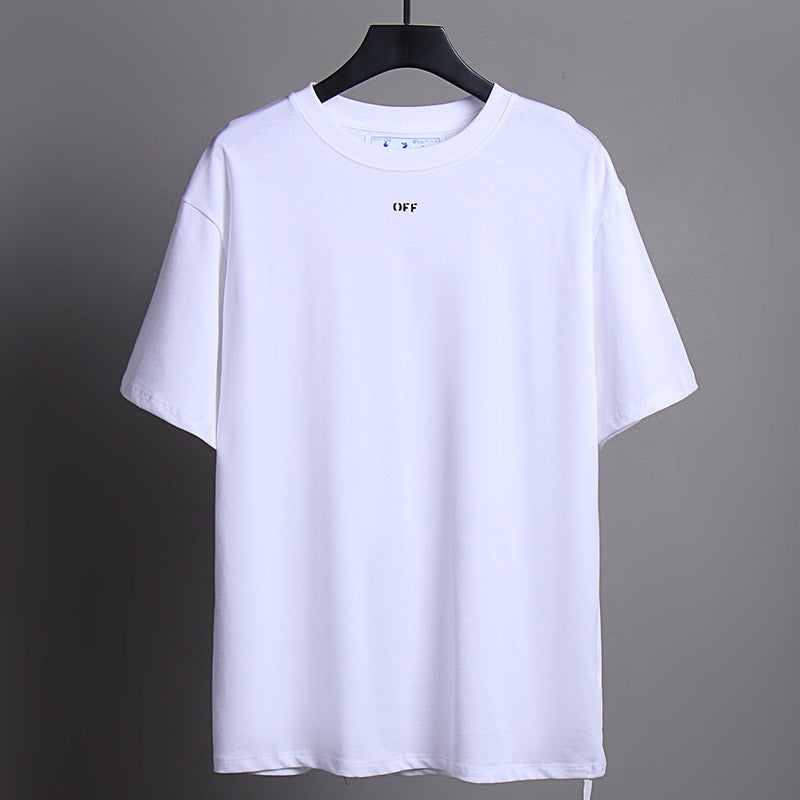 Off-White Logo-Print Cropped Cotton T-Shirt