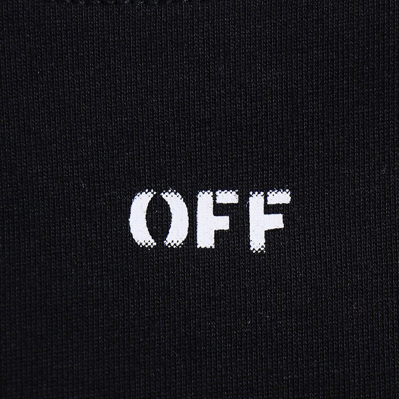 Off-White Logo-Print Cropped Cotton T-Shirt