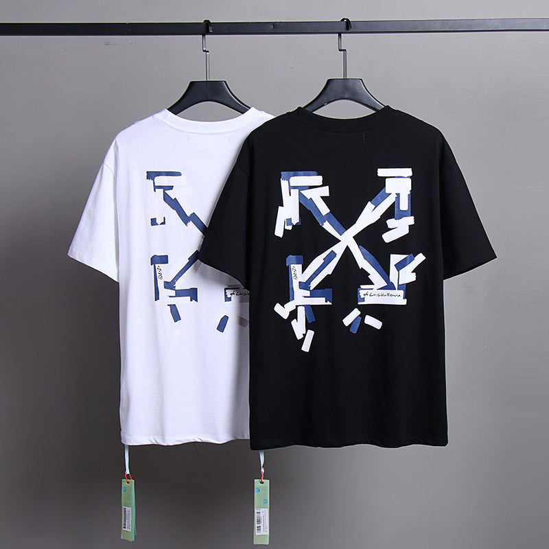 Off-White Alphabet Arrow Pattern-Print T-Shirt