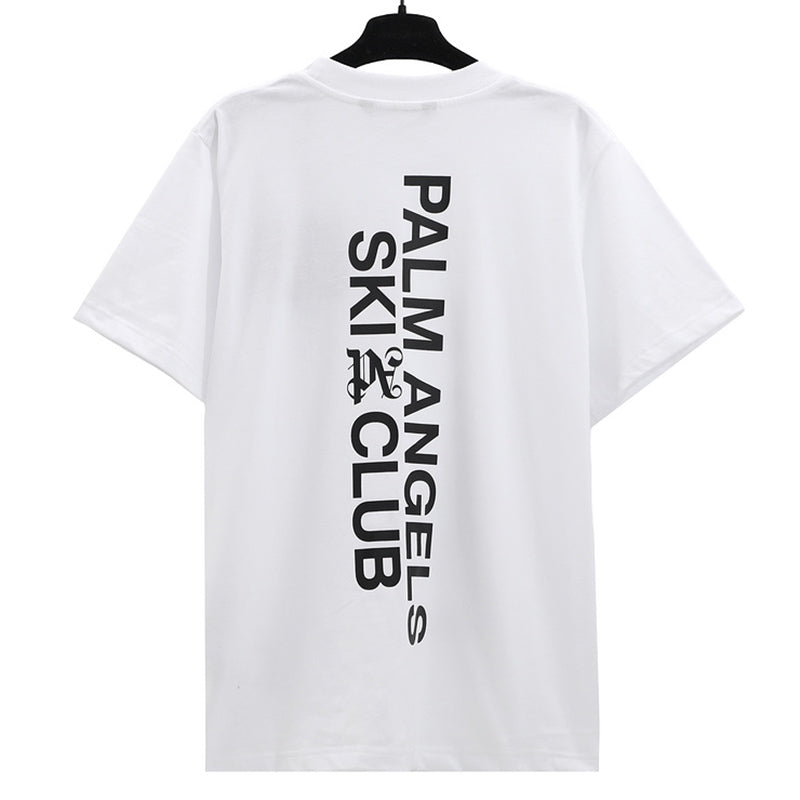 Palm Angels Logo Patch Crewneck T-Shirt – 100% Cotton