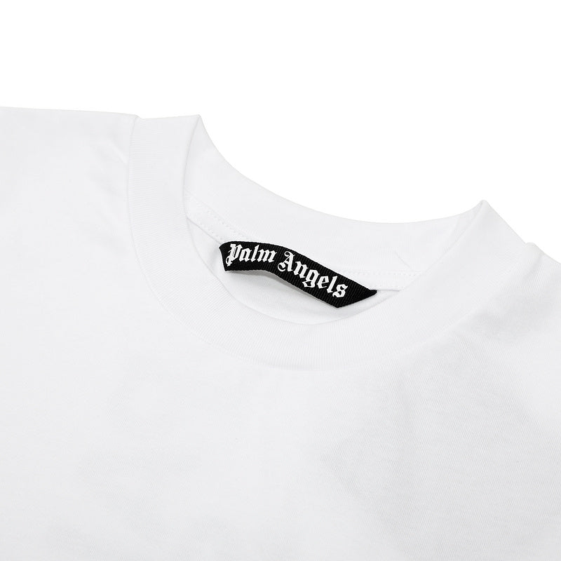 Palm Angels Logo Patch Crewneck T-Shirt – 100% Cotton