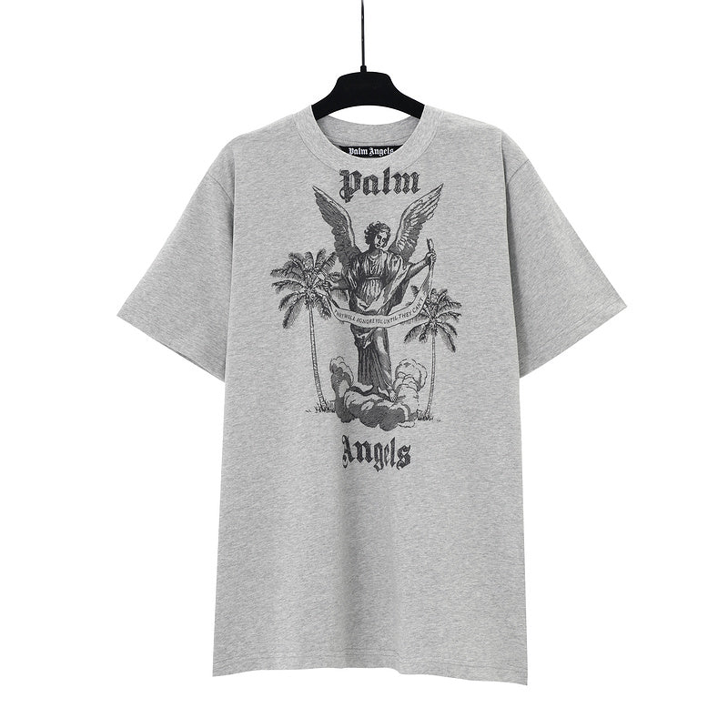 Palm Angels Slogan Print T-Shirt – 100% Cotton