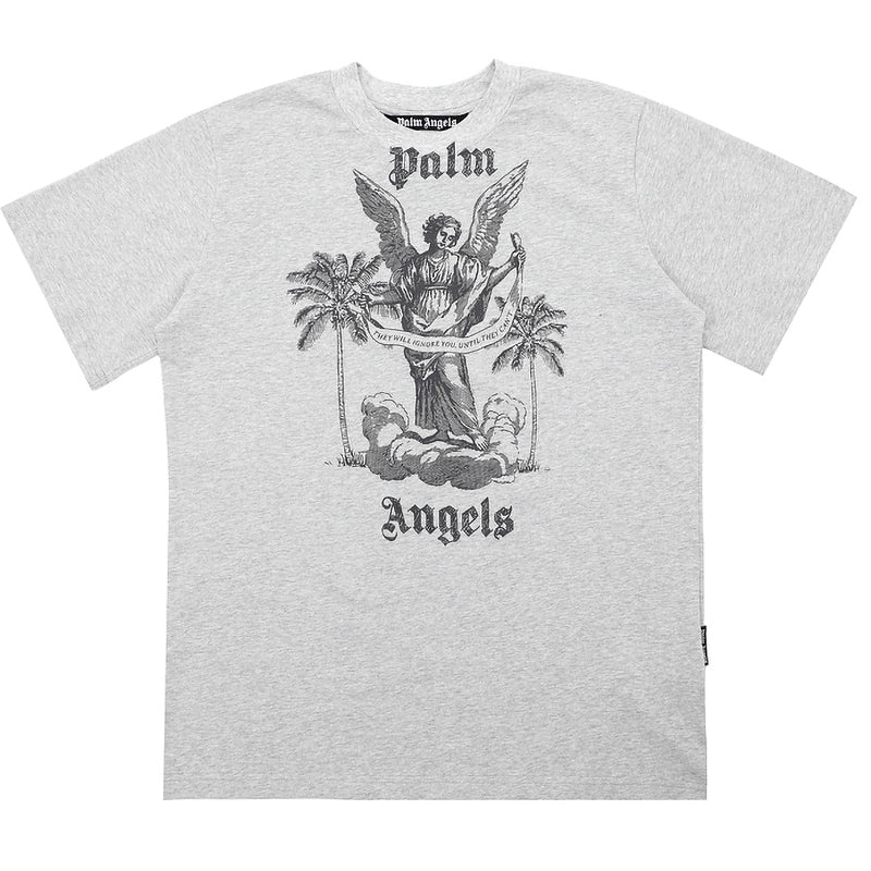 Palm Angels Slogan Print T-Shirt – 100% Cotton