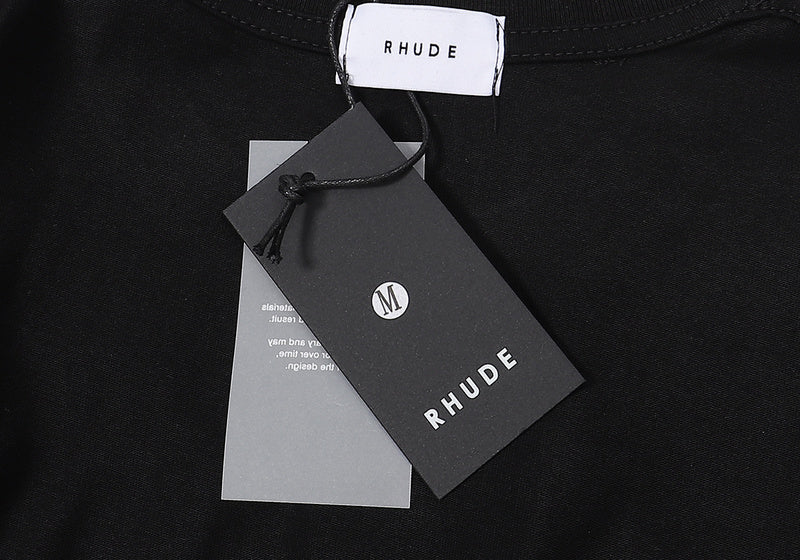 RHUDE Palmera T-Shirt – Black / White / Apricot