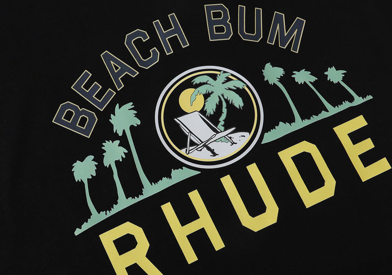 RHUDE Palmera T-Shirt – Black / White / Apricot