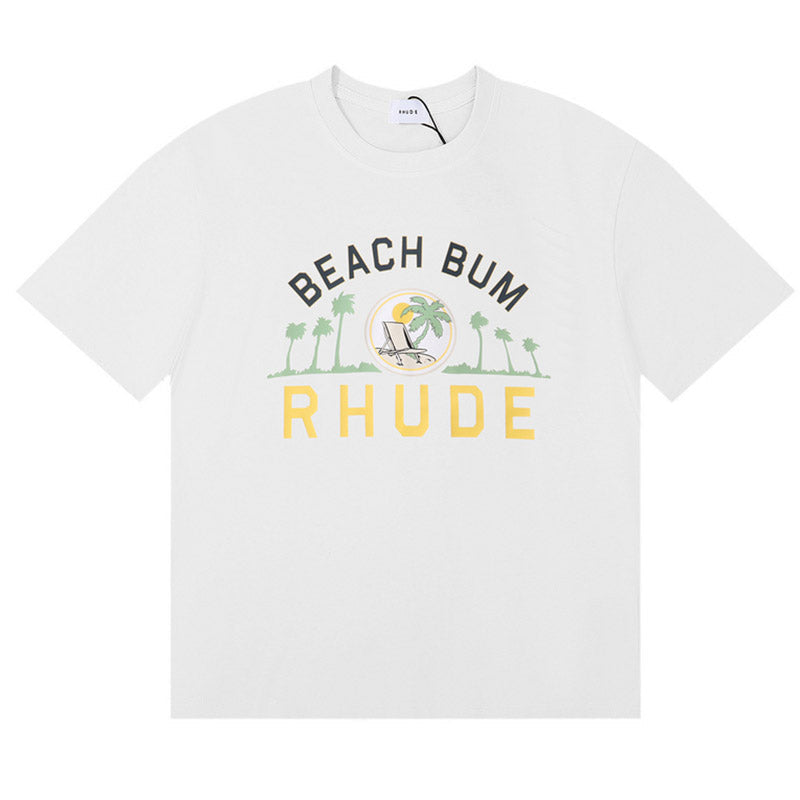 RHUDE Palmera T-Shirt – Black / White / Apricot