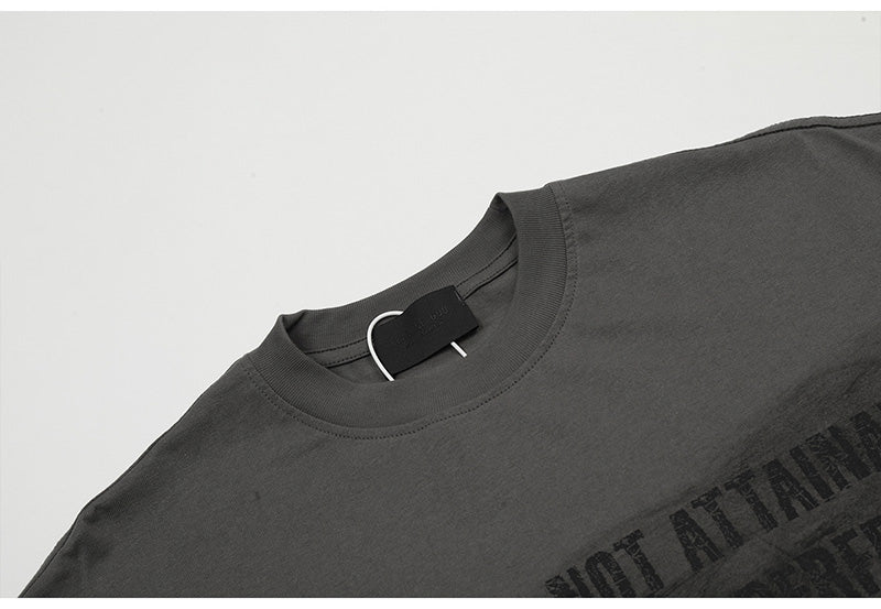 Fear of God Mud-Dyed Heavy Industry Washed T-Shirt – Beige / Dark Grey
