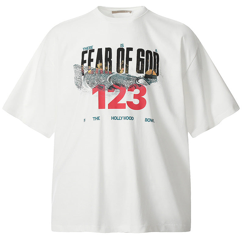 Fear of God x RRR123 Hollywood Bowl Tee – White