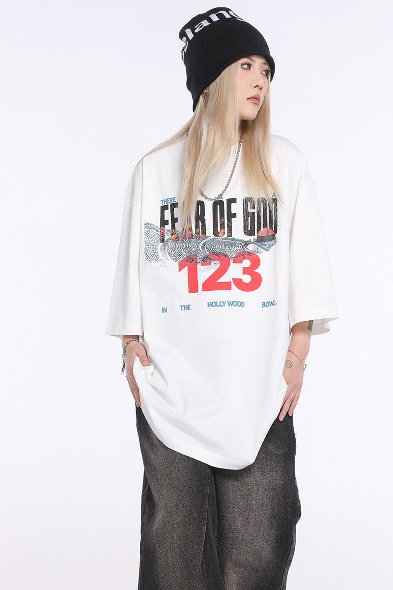 Fear of God x RRR123 Hollywood Bowl Tee – White