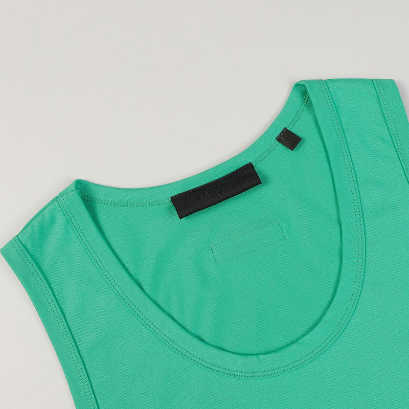 Fear of God Double Line Logo Decoration Sleeveless T-Shirt – Multiple Colors