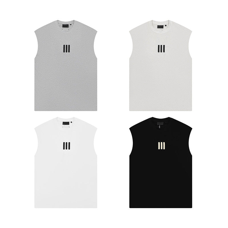 Fear of God x RRR123 Three-Bar Logo Sleeveless T-Shirt – Multiple Colors