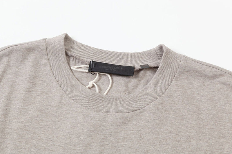 Fear of God Flocked Small Letter Print Sleeveless T-Shirt – Black / Apricot