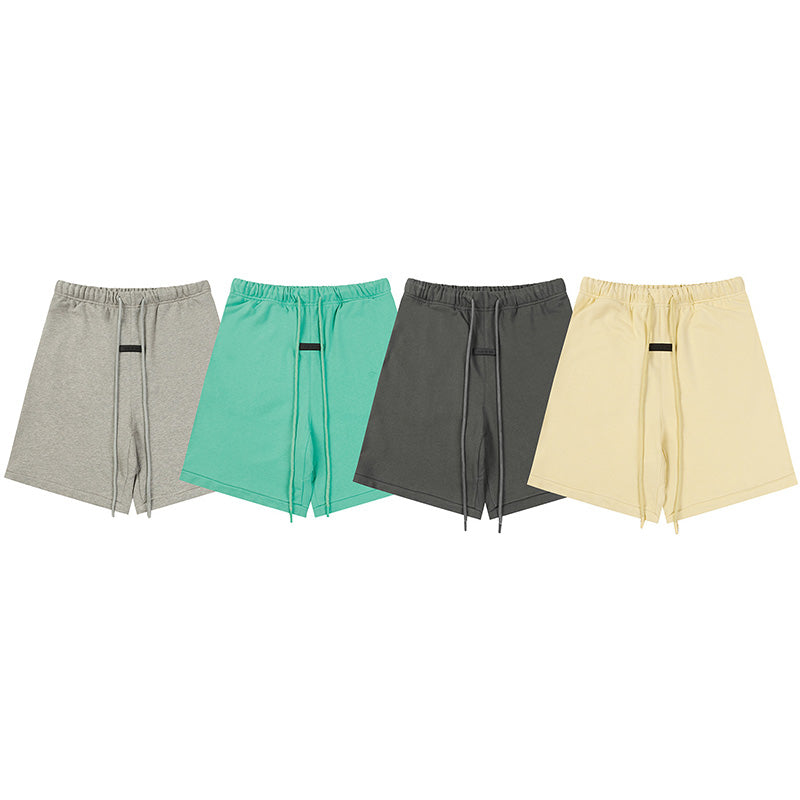 Fear of God Season 9 Multi-Line Letter Print Shorts – Mint Green / Ink Black