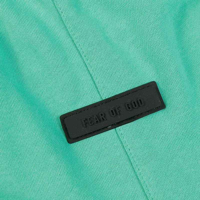 Fear of God Season 9 Multi-Line Letter Print Shorts – Mint Green / Ink Black
