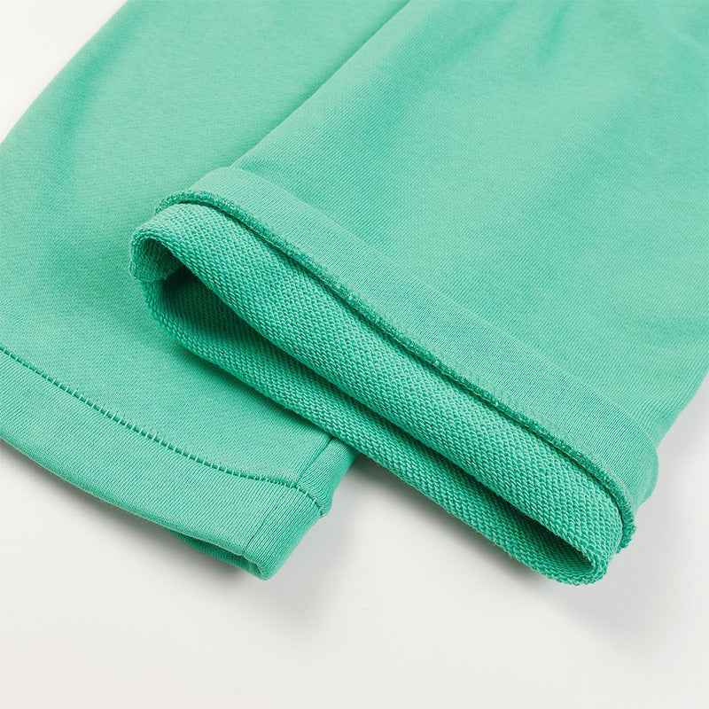 Fear of God Season 9 Multi-Line Letter Print Shorts – Mint Green / Ink Black
