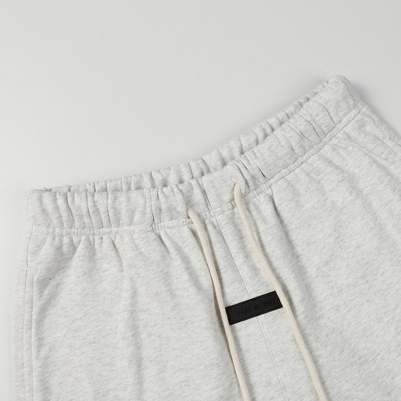 Fear of God x Adidas 3D Rubber Three-Bar Shorts – Grey / Black / White