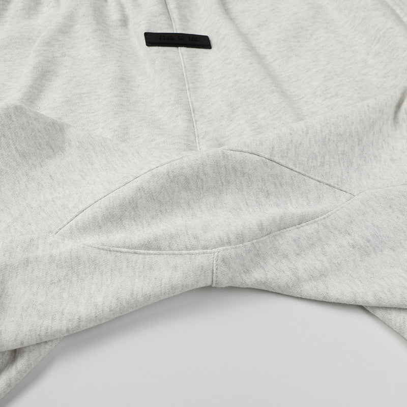 Fear of God x Adidas 3D Rubber Three-Bar Shorts – Grey / Black / White