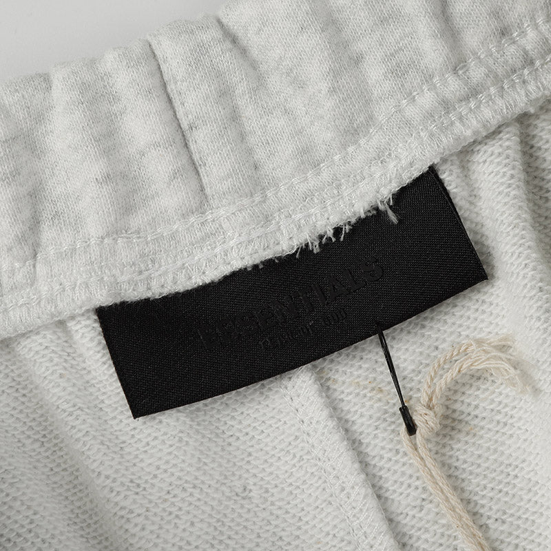 Fear of God x Adidas 3D Rubber Three-Bar Shorts – Grey / Black / White
