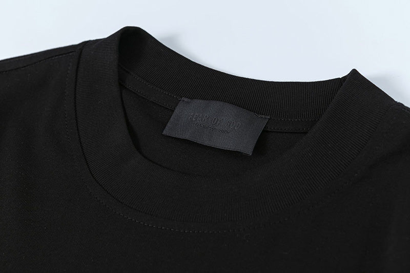 Fear of God Flocked Letters FG80 Pattern T-Shirt – Apricot / Black