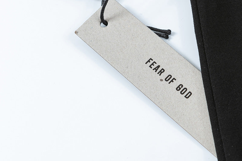 Fear of God Flocked Letters FG80 Pattern T-Shirt – Apricot / Black