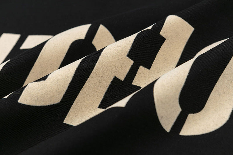 Fear of God Flocked Letters FG80 Pattern T-Shirt – Apricot / Black