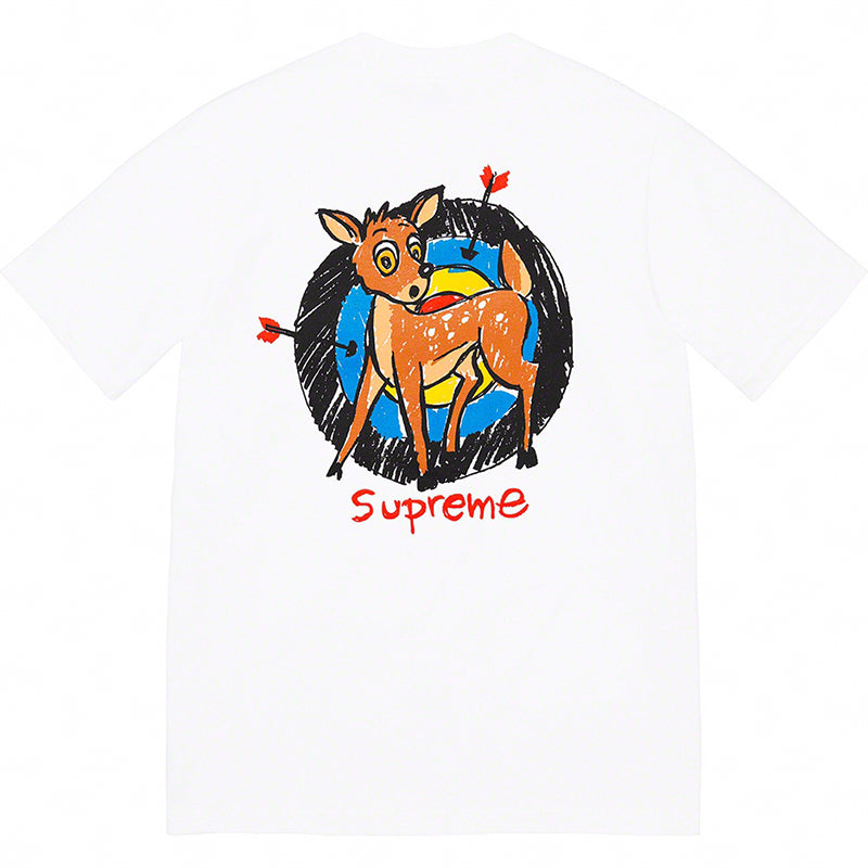 Supreme 22SS Deer T-Shirt – Black & White