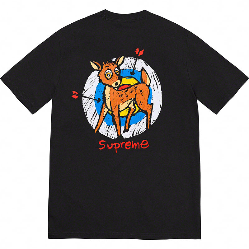Supreme 22SS Deer T-Shirt – Black & White