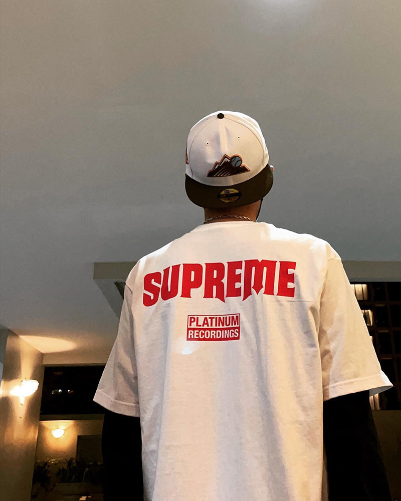 Supreme SS22 Still Talking T-Shirt — Black / White