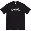 Supreme 22SS Handstyle T-Shirt — Black / White
