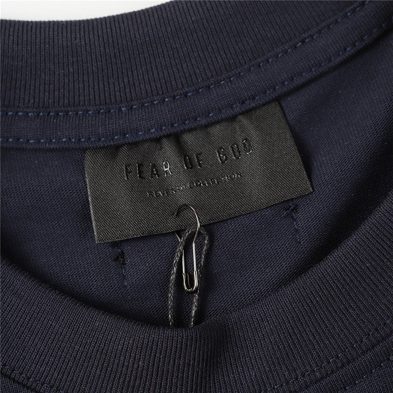 Fear of God Short Sleeve FG 3M Tee – Black / Apricot / Red / Royal Blue
