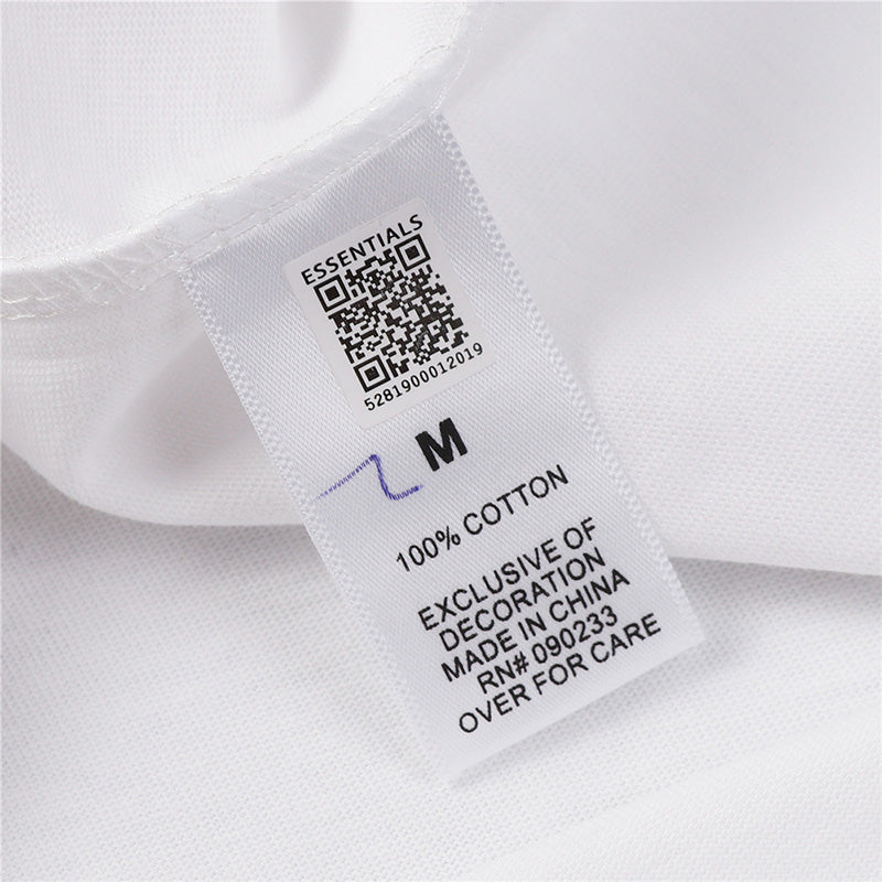 Fear of God Essentials Floral Print Photo T-Shirt – White / Black